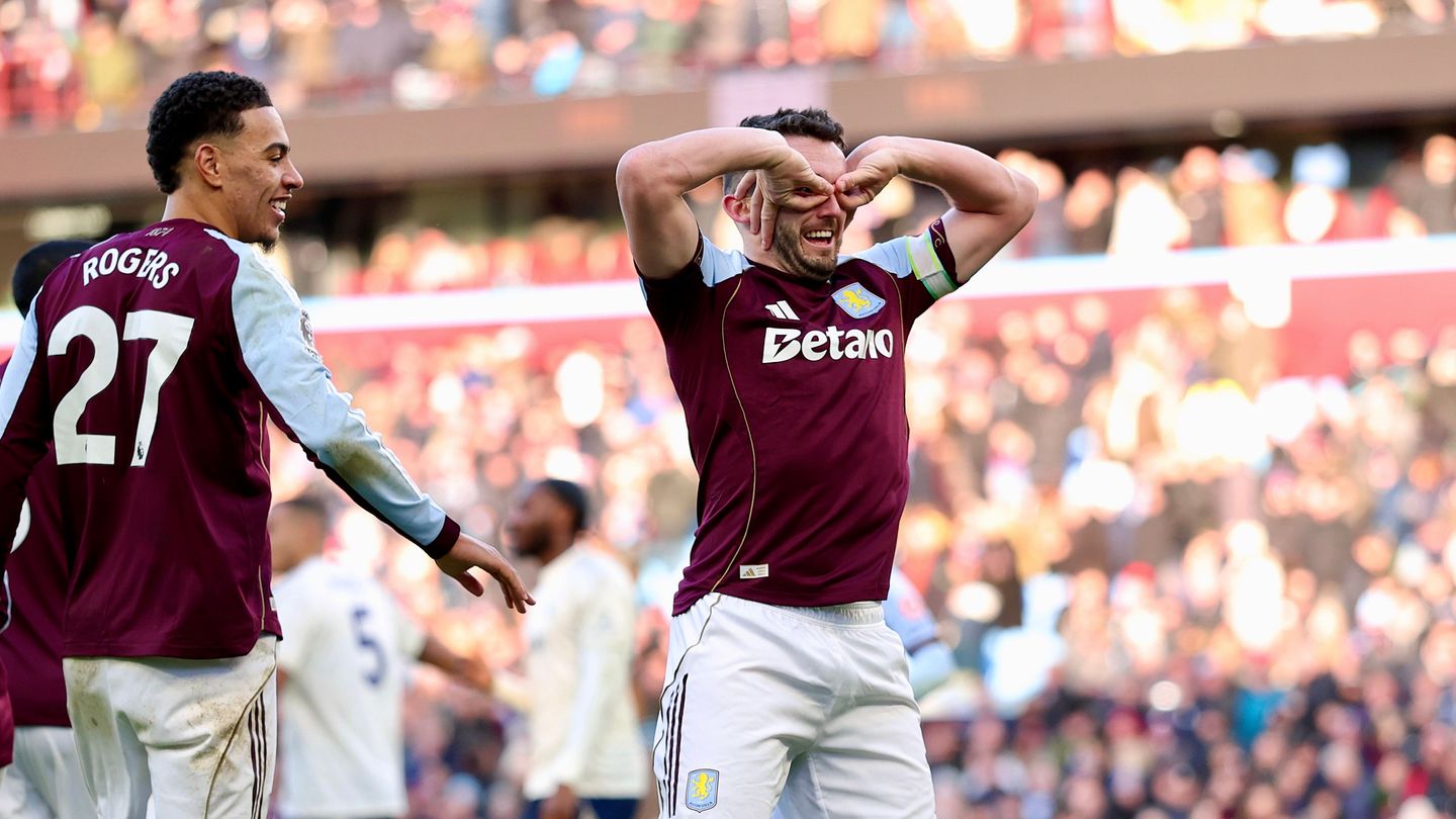 John McGinn of Aston Villa celebrates