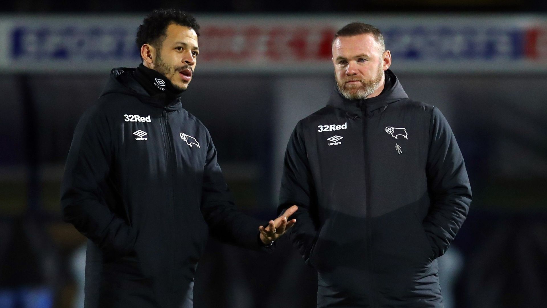 Rosenior and Rooney at Derby County