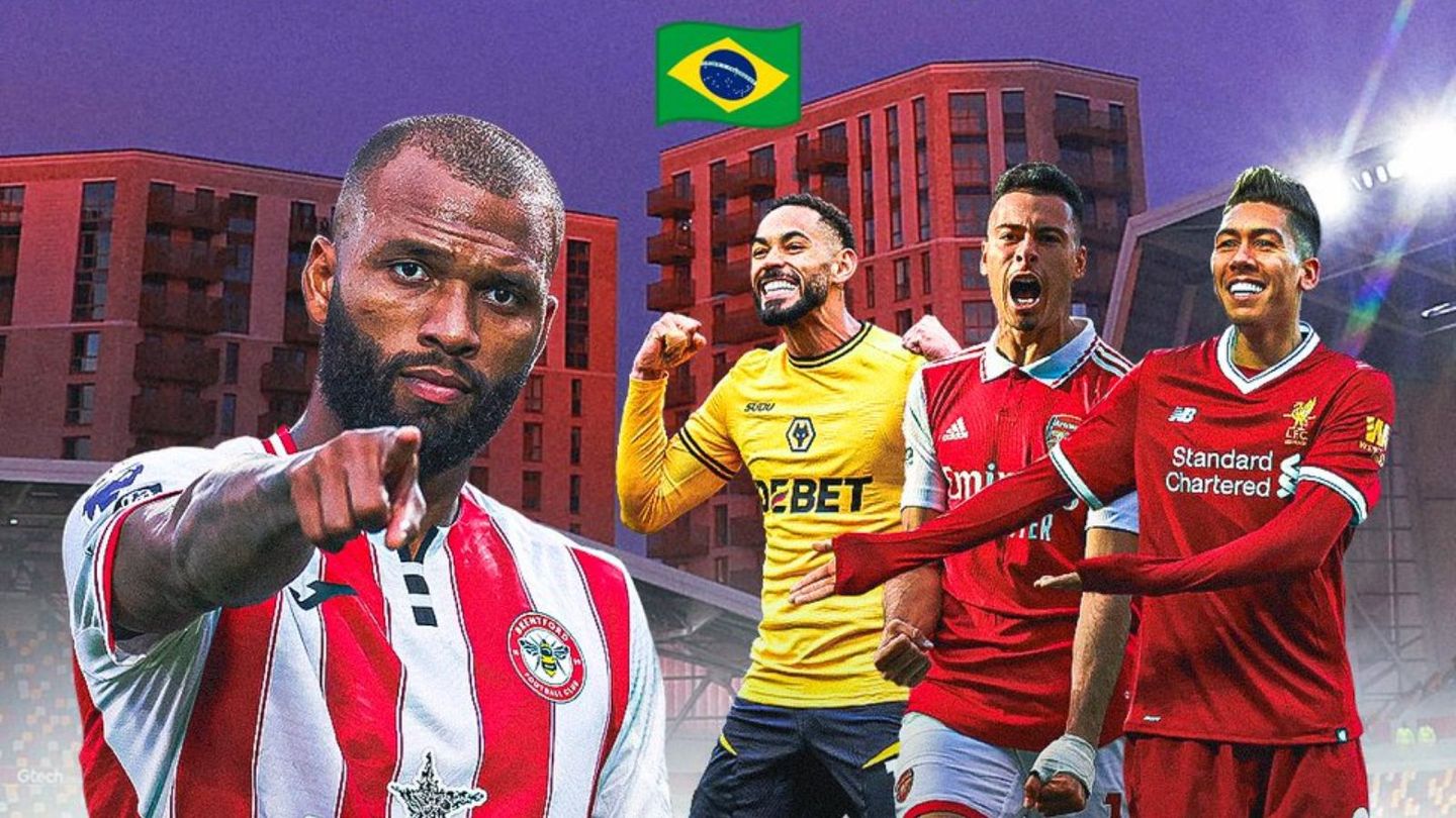 A graphic of Thiago, Cunha, Martinelli and Firmino