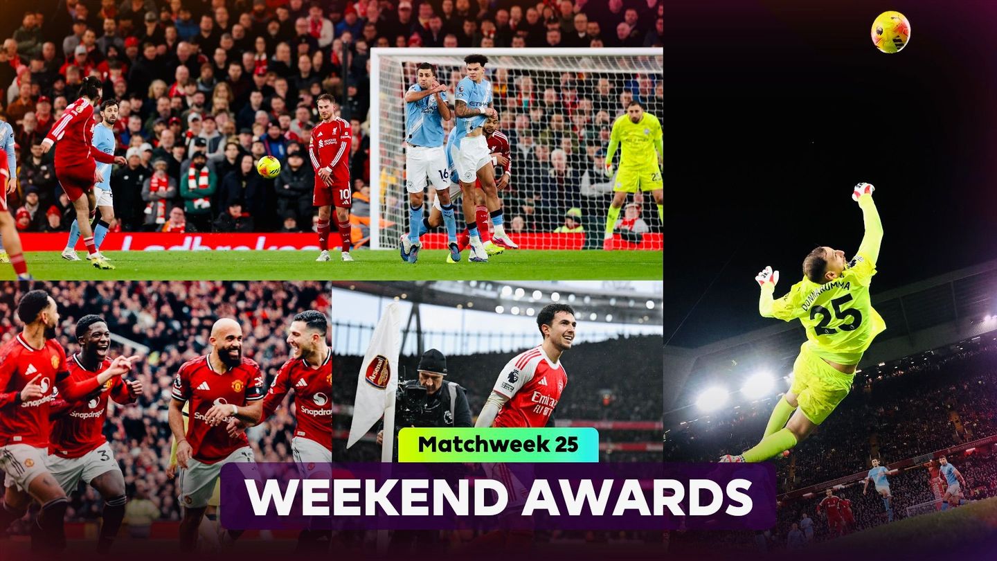 Dominik Szoboszlai, Man Utd players celebrate, Zubimendi's celebration and Donnarumma save