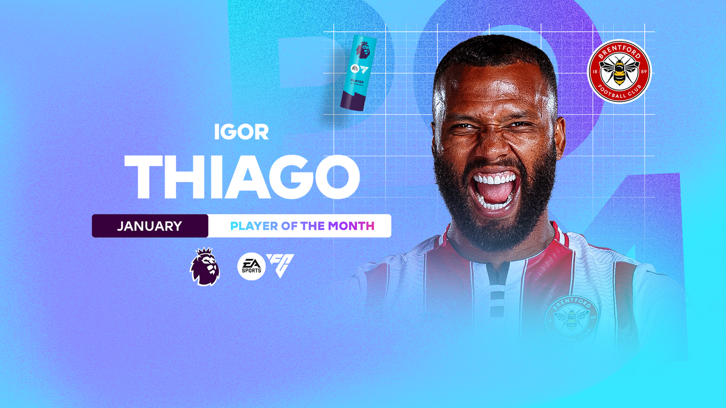 An image of Igor Thiago for EA SPORTS January Player of the Month