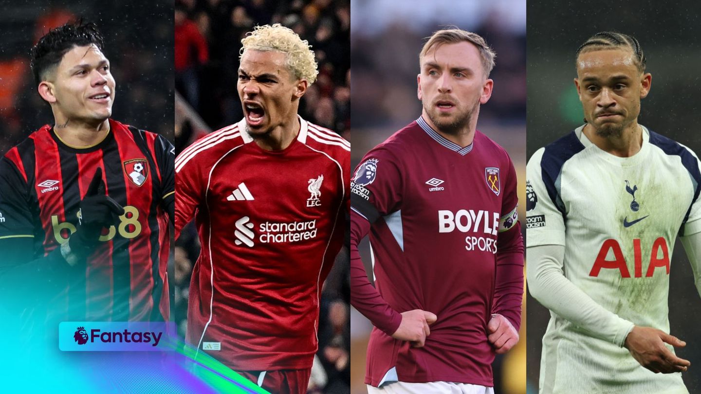 FPL composite featuring Evanilson, Hugo Ekitike, Jarrod Bowen and Xavi Simons