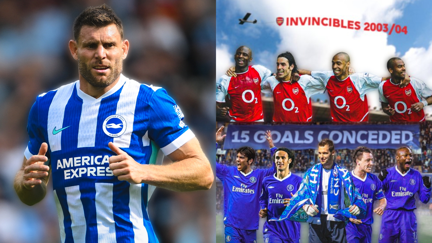 James Milner, Arsenal's Invincibles and Chelsea's 2004 defence