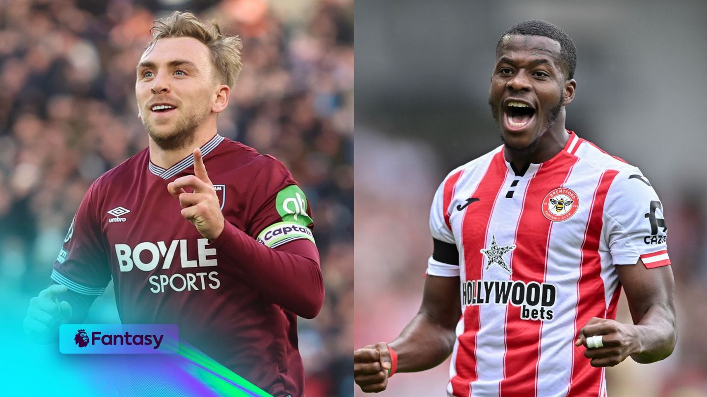 An image of Jarrod Bowen and Dango Ouattara for FPL