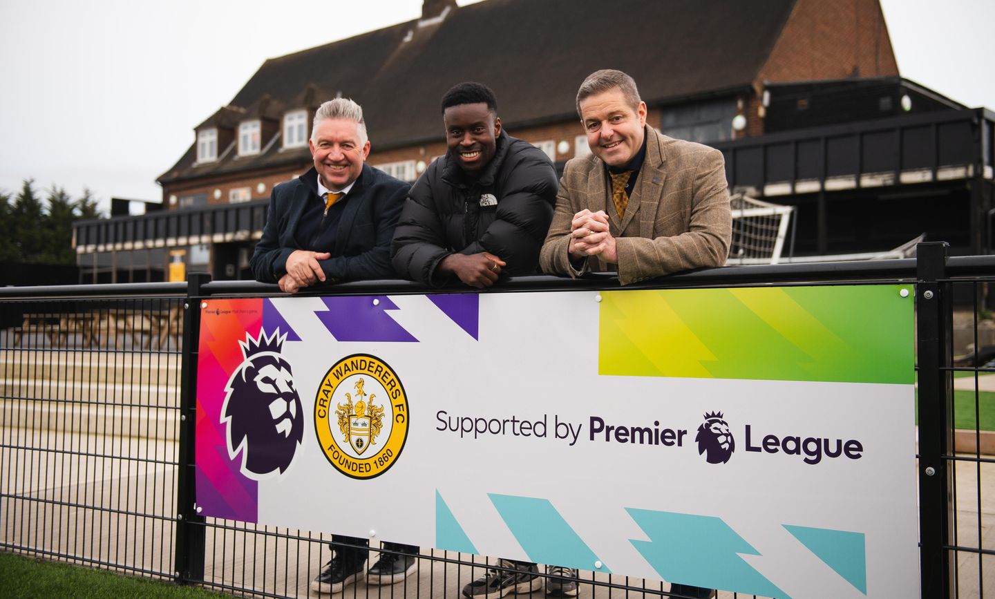 Marc Guehi visits Cray Wanderers