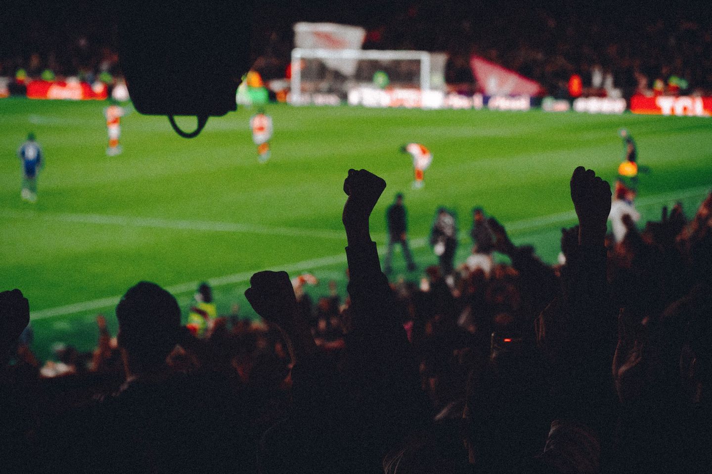 Arsenal crowd v Everton