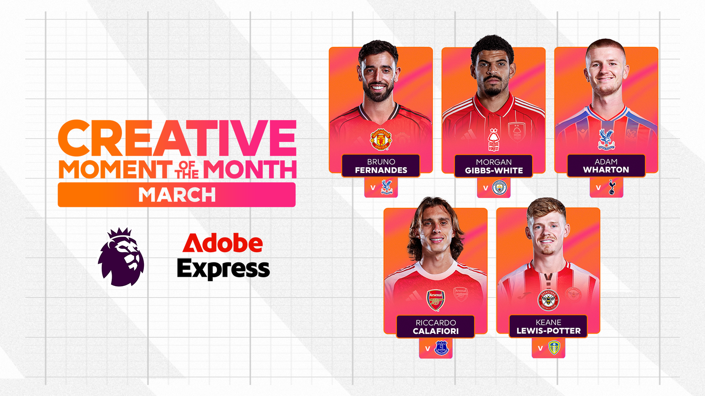 An image of the Creative Moment of the Month nominees for March 2026