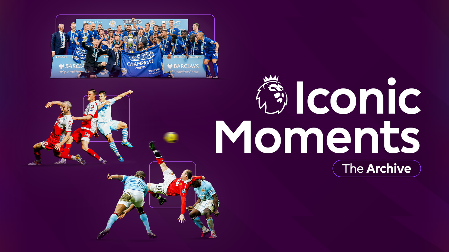Graphic saying 'Iconic moments: The Archive