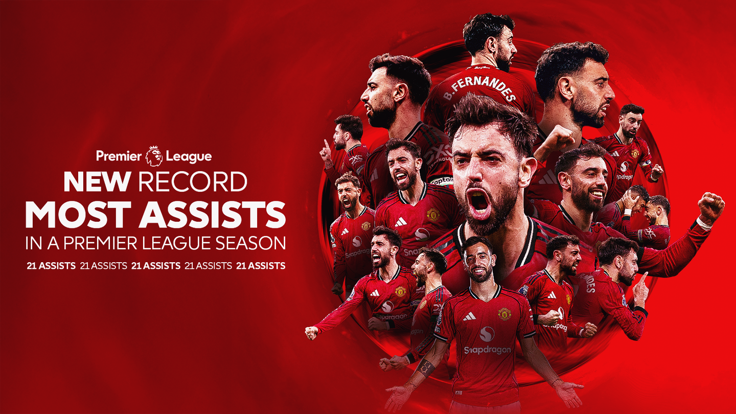Bruno breaks assists record graphic
