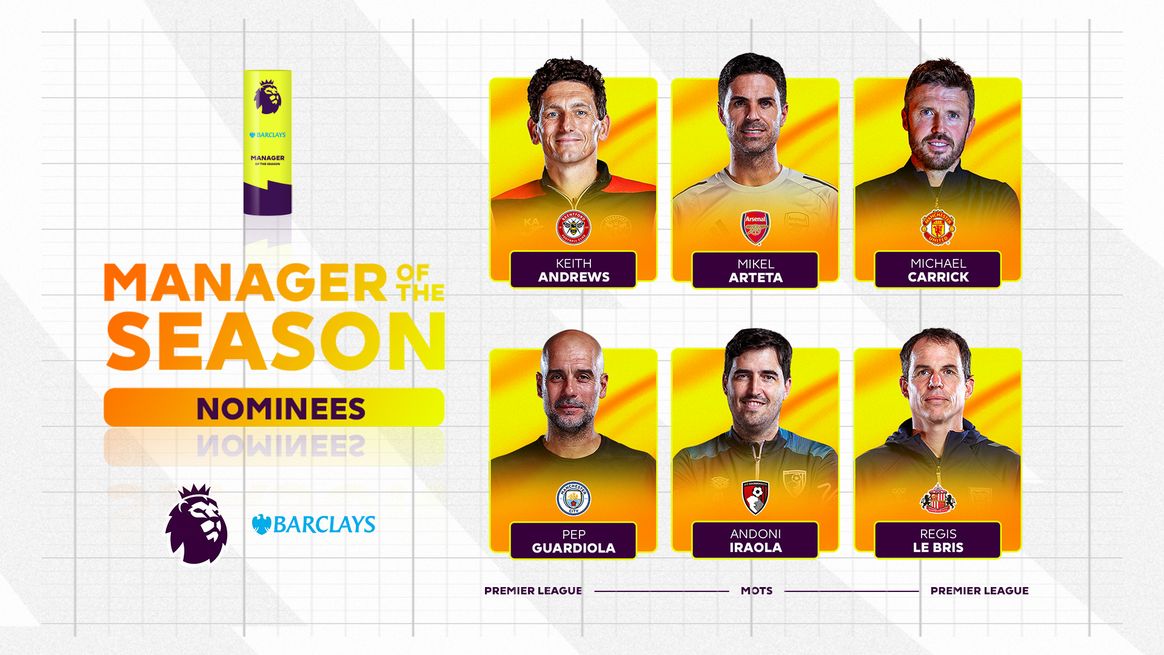 2025/26 Barclays Manager of the Season nominees