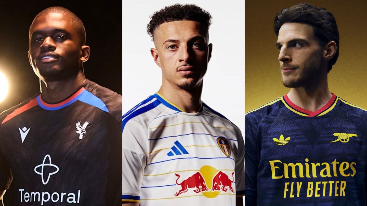 A Palace, Leeds and Arsenal player in new kits