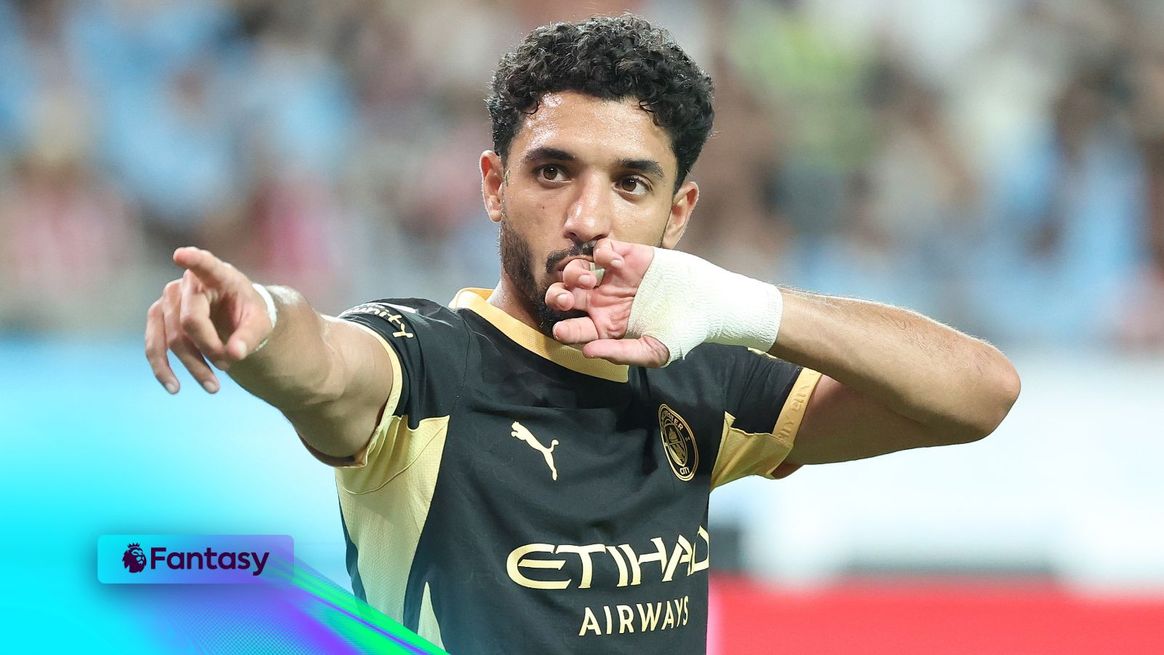 Omar Marmoush celebrates a pre-season goal