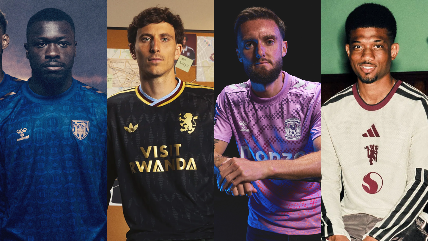 Sunderland, Villa, Coventry and Man Utd - new kits