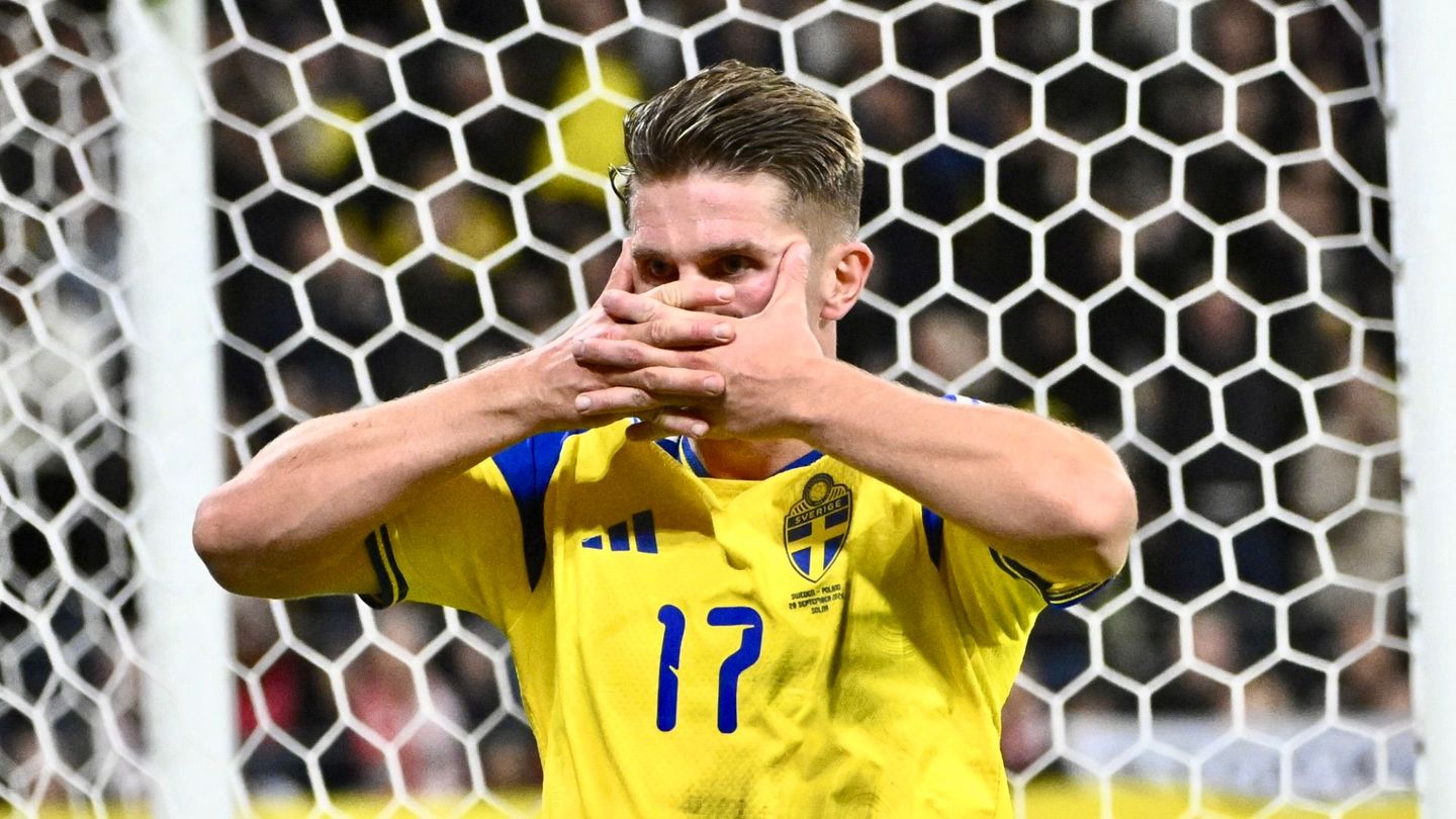 Gyokeres celebration