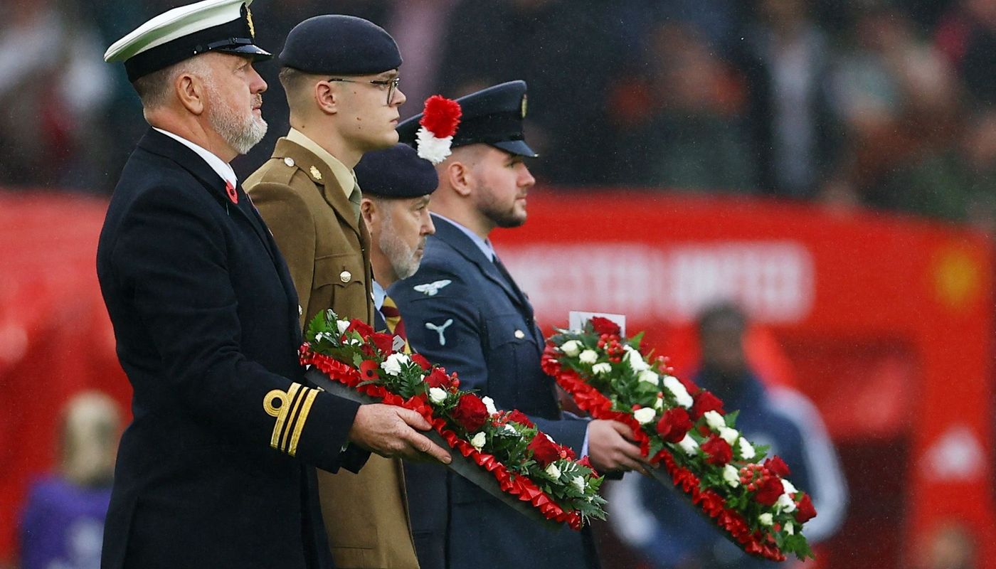 Rememberance Sunday at Man United