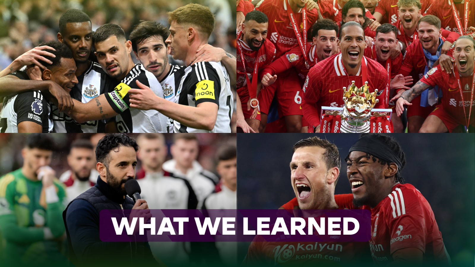Ten things we learned from the 2024/25 Premier League season