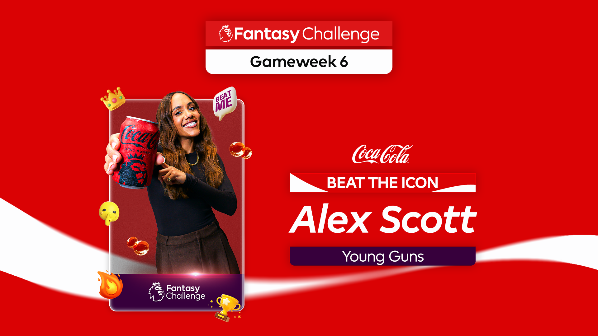 Take on pundit Alex Scott in 'Beat The Icon' FPL challenge