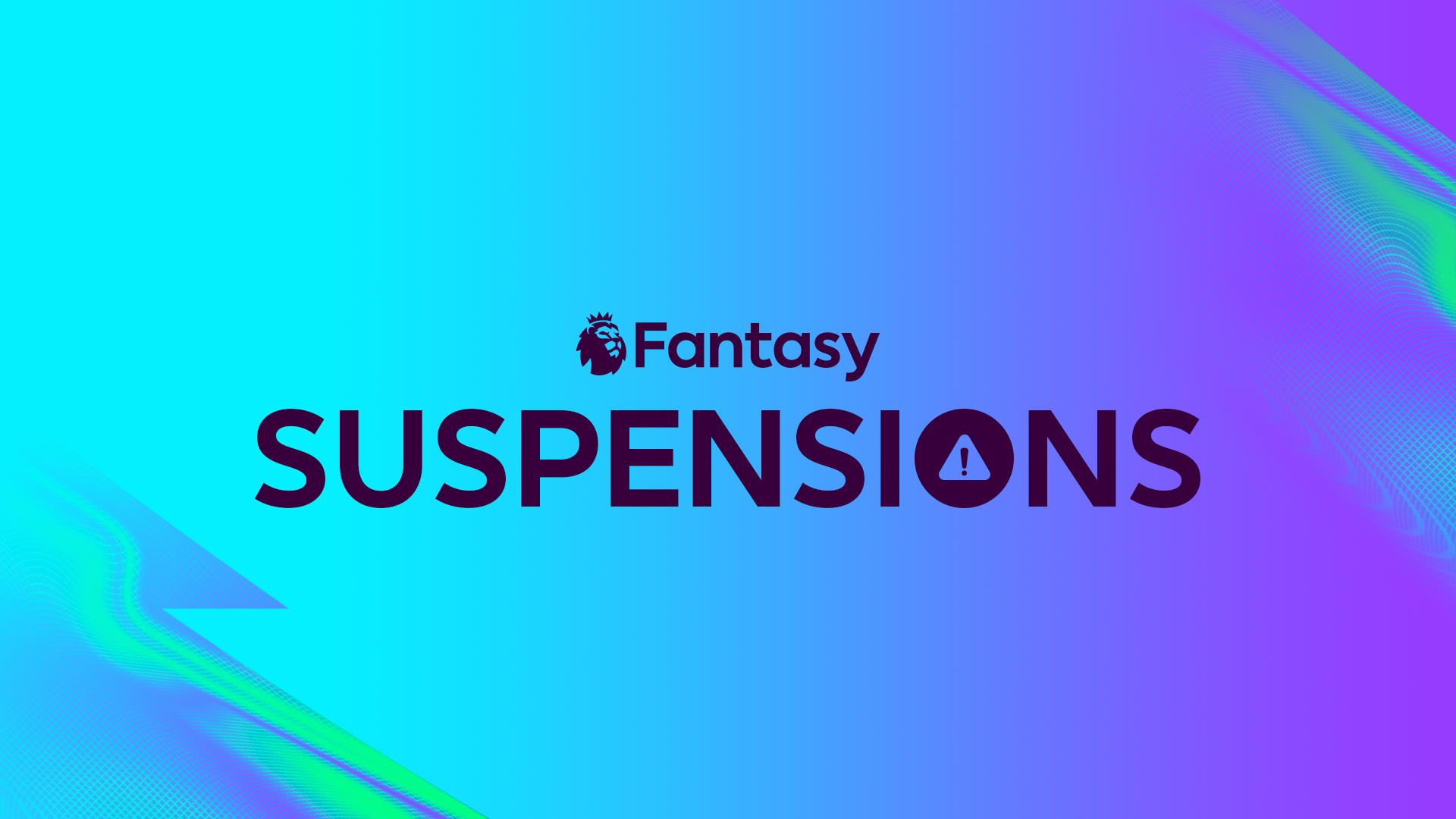 Which players are suspended or close to a ban in Premier League matches?