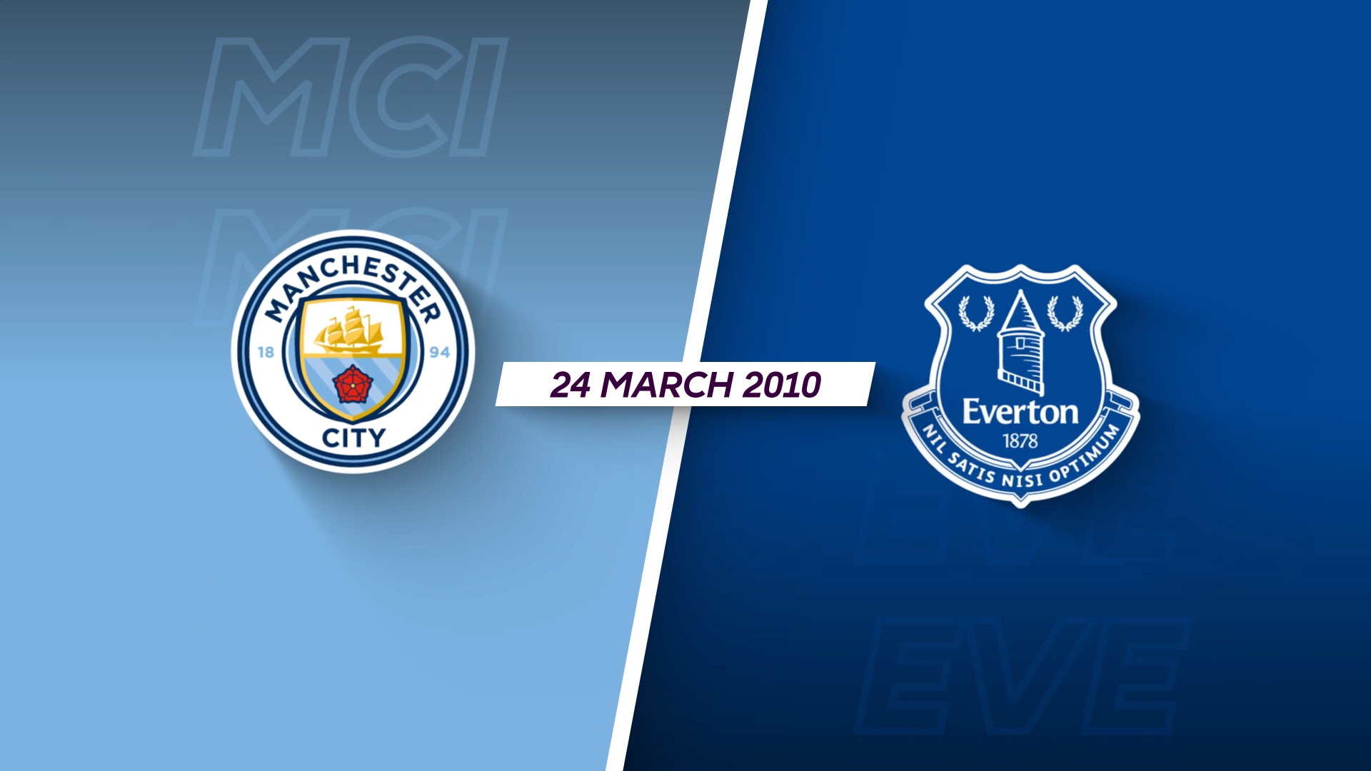 Manchester City v Everton | 2009-10 | Full Match Replay