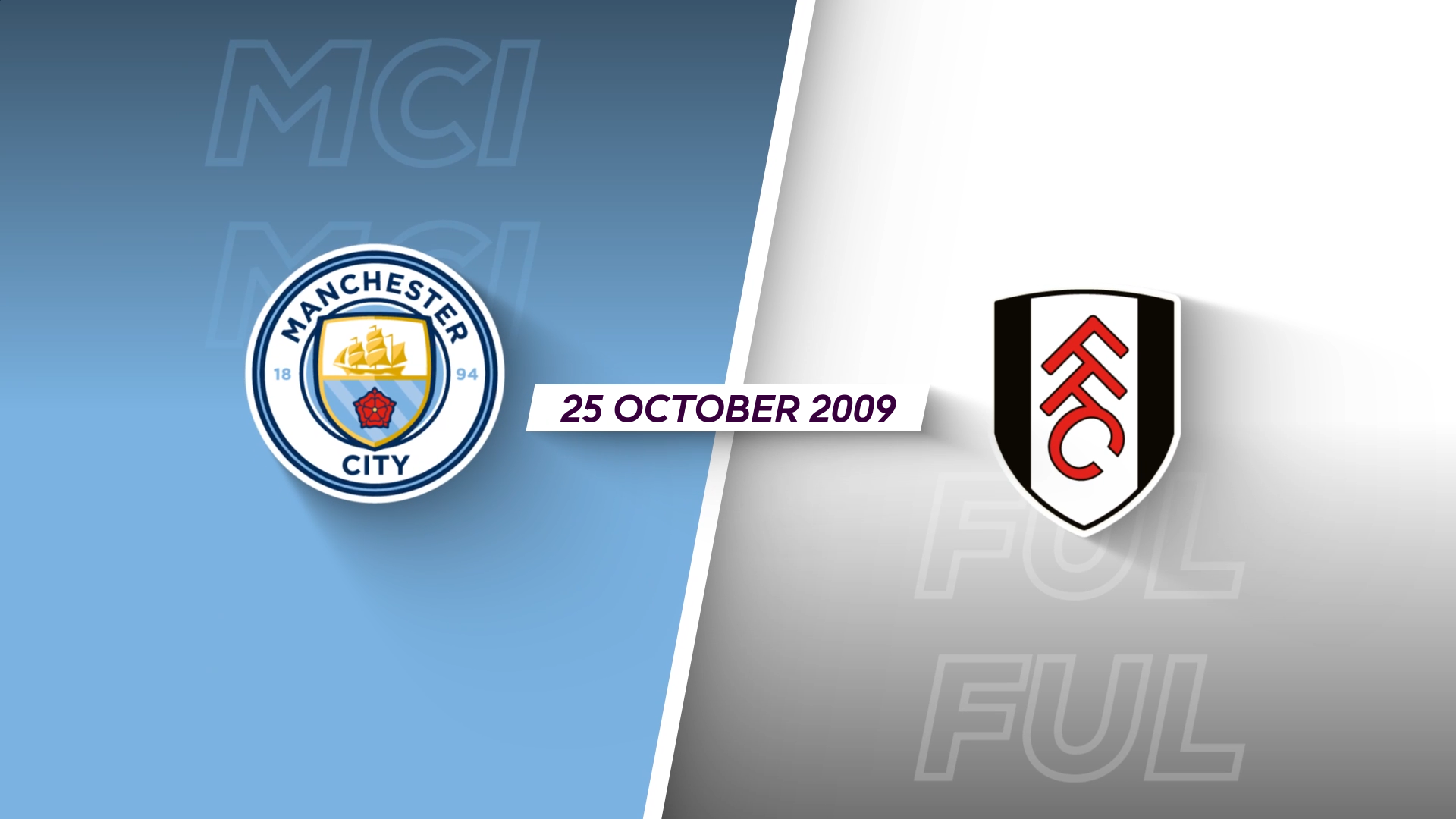 Manchester City v Fulham | 2009-10 | Full Match Replay