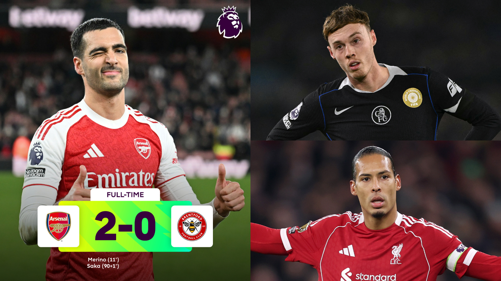 Arsenal show strength in depth as Chelsea and Liverpool falter