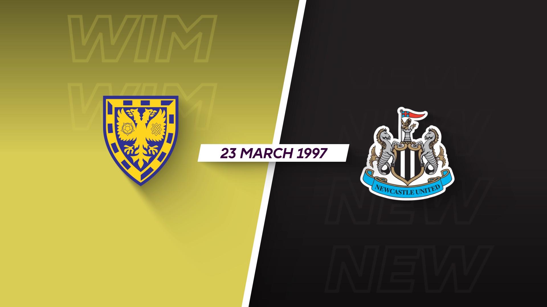 Wimbledon v Newcastle | 1996-97 | 3 Minute Highlights