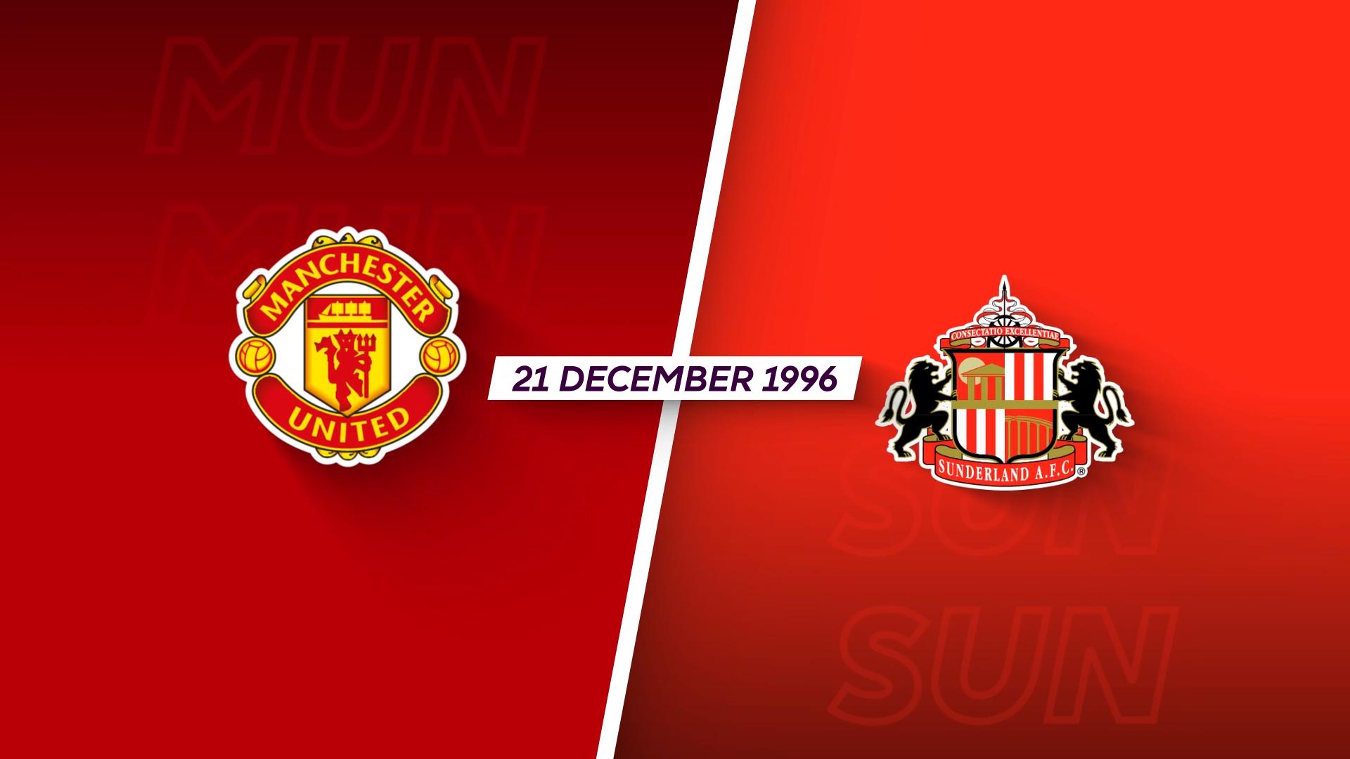 Programme Match Manchester United Vs Sunderland – FA Cup 1995/96, 3e Tour, Original UK