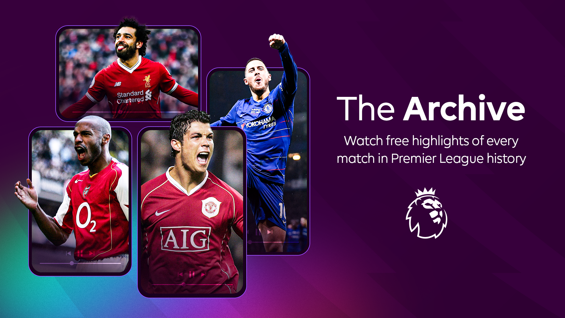 The Archive: Watch any match in Premier League history