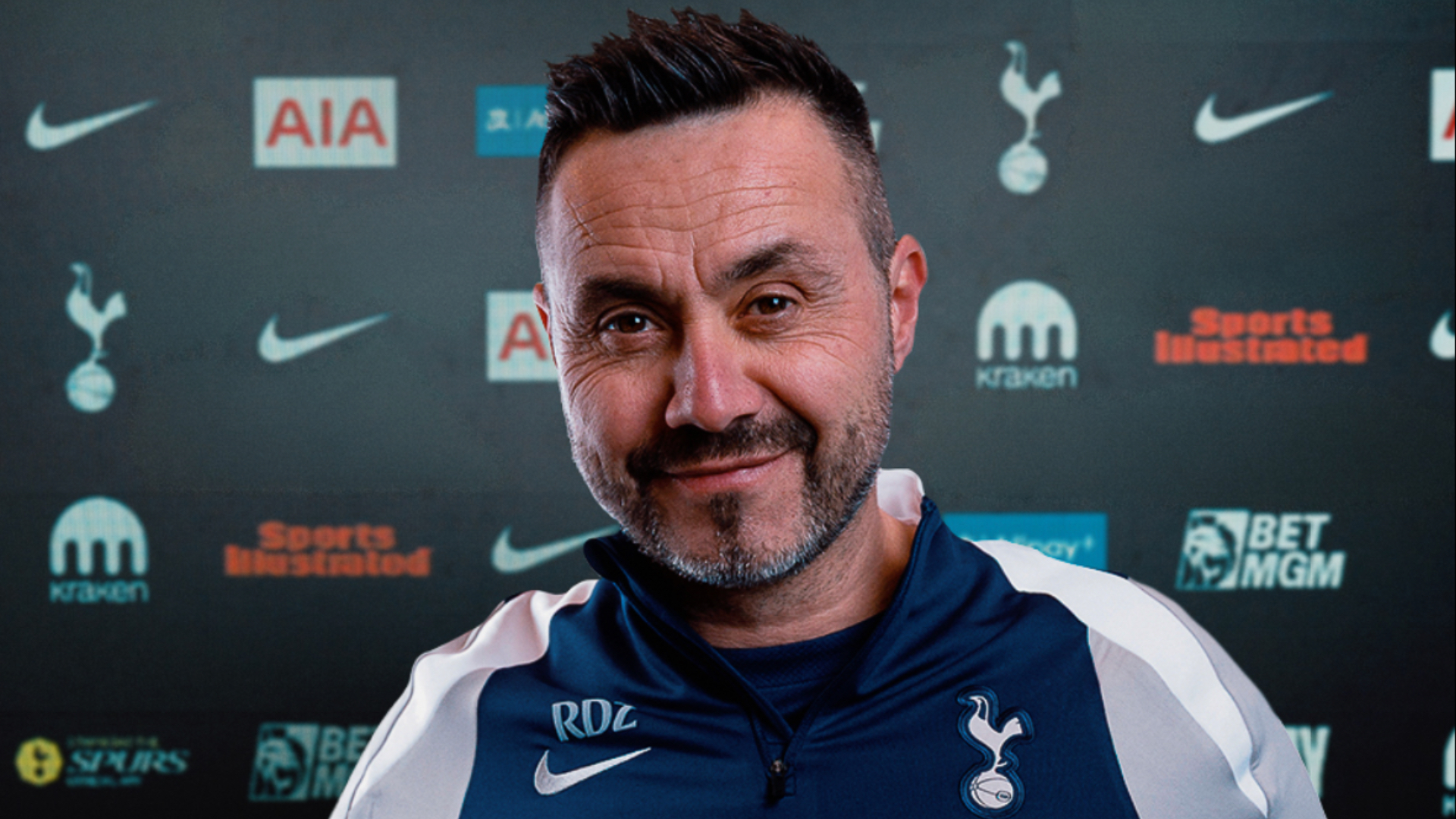 Watch: De Zerbi's first message to Spurs fans