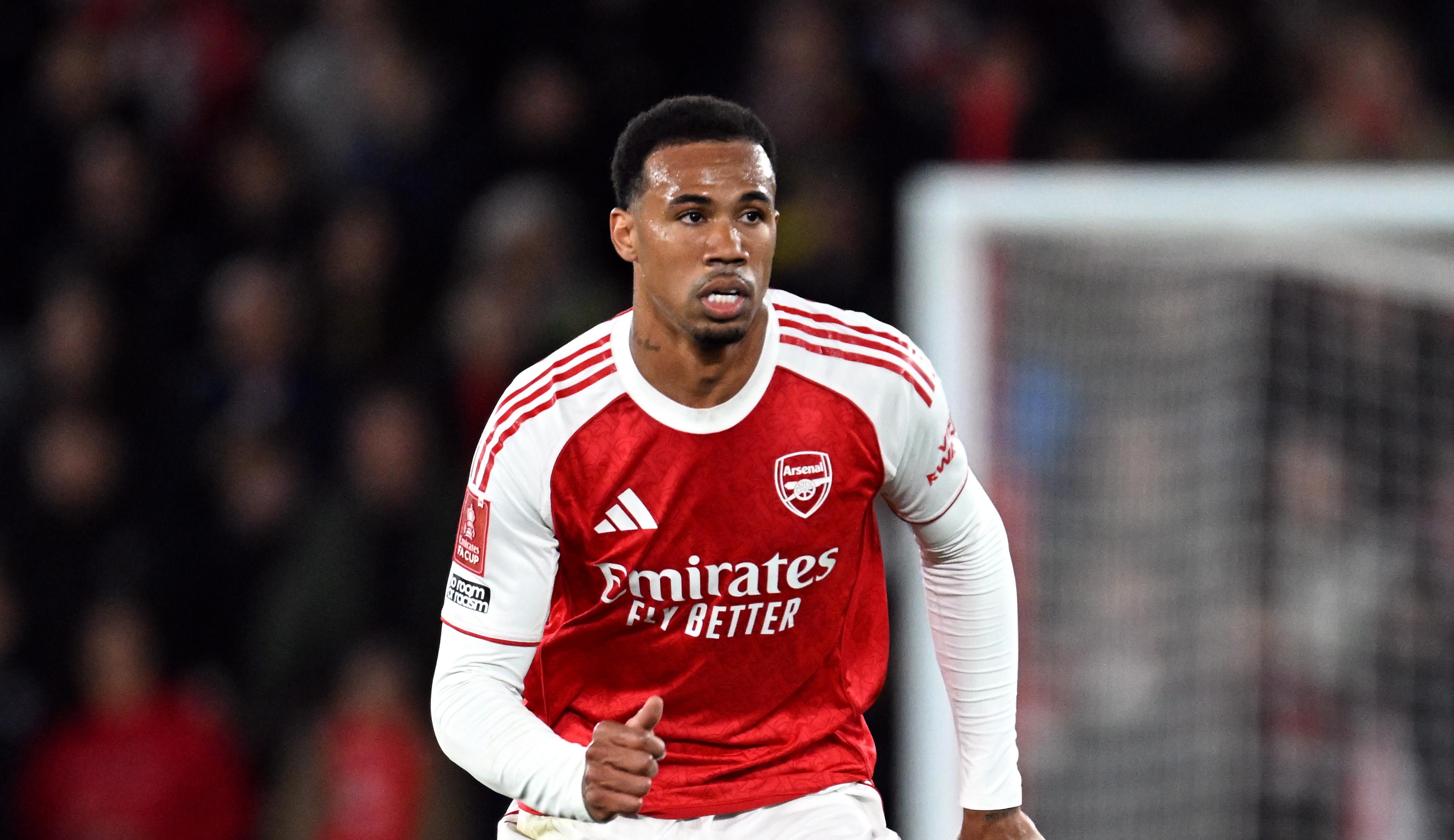 Gabriel forced off with injury against Southampton