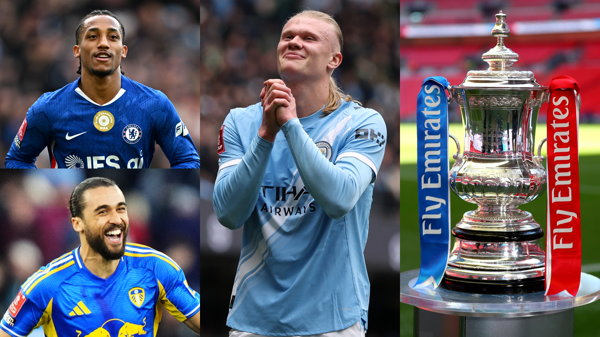 FA Cup semi-final draw: Chelsea, Leeds and Man City discover opponents