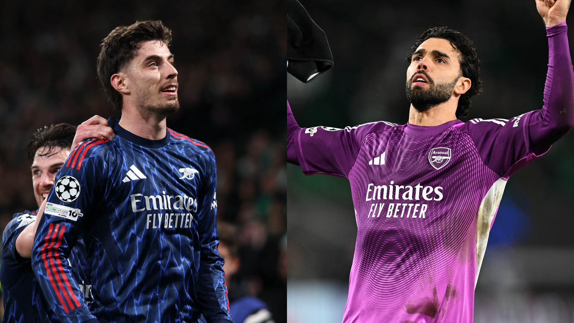 Champions League: Havertz and Raya star in win for Arsenal