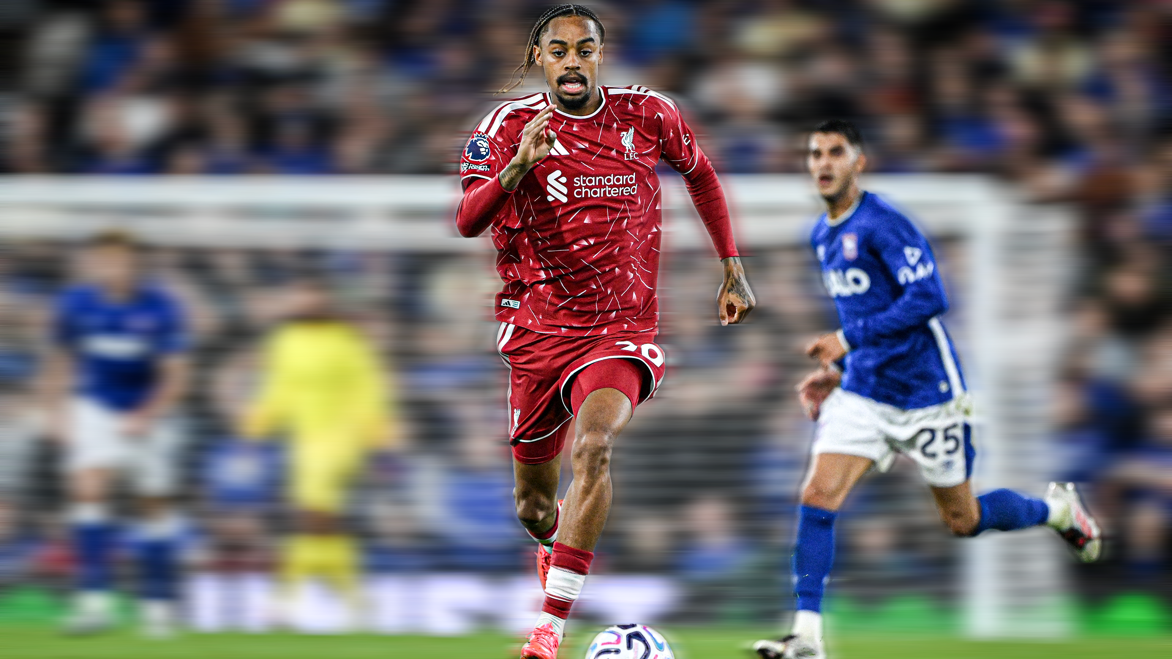 Barcola records FASTEST speed this season on Liverpool debut