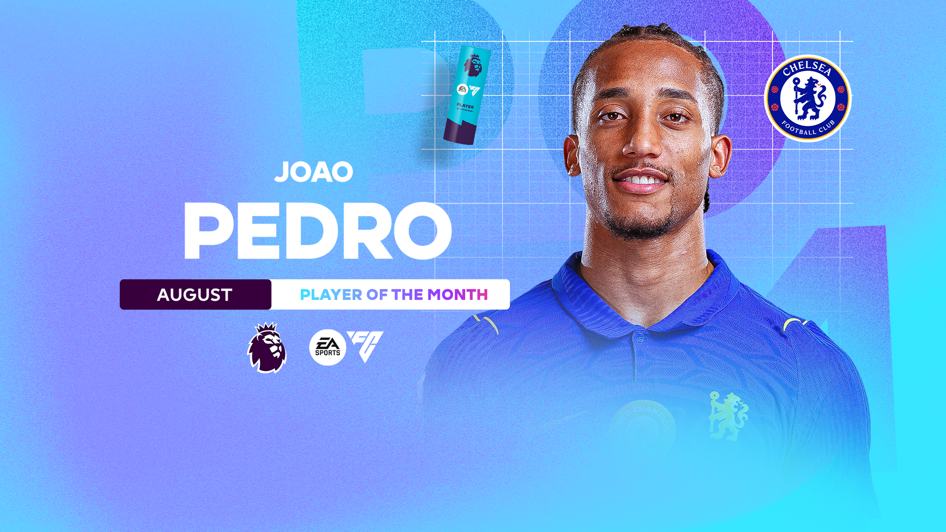 Joao Pedro wins first ever EA SPORTS Player of the Month award