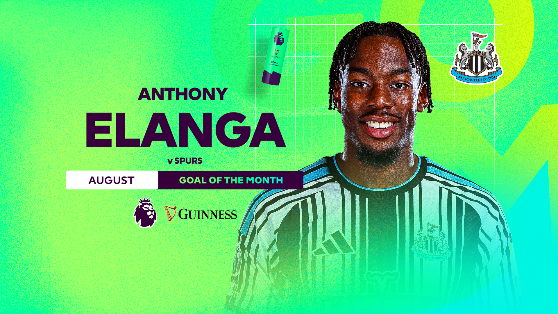 Elanga wins Guinness Goal of the Month award