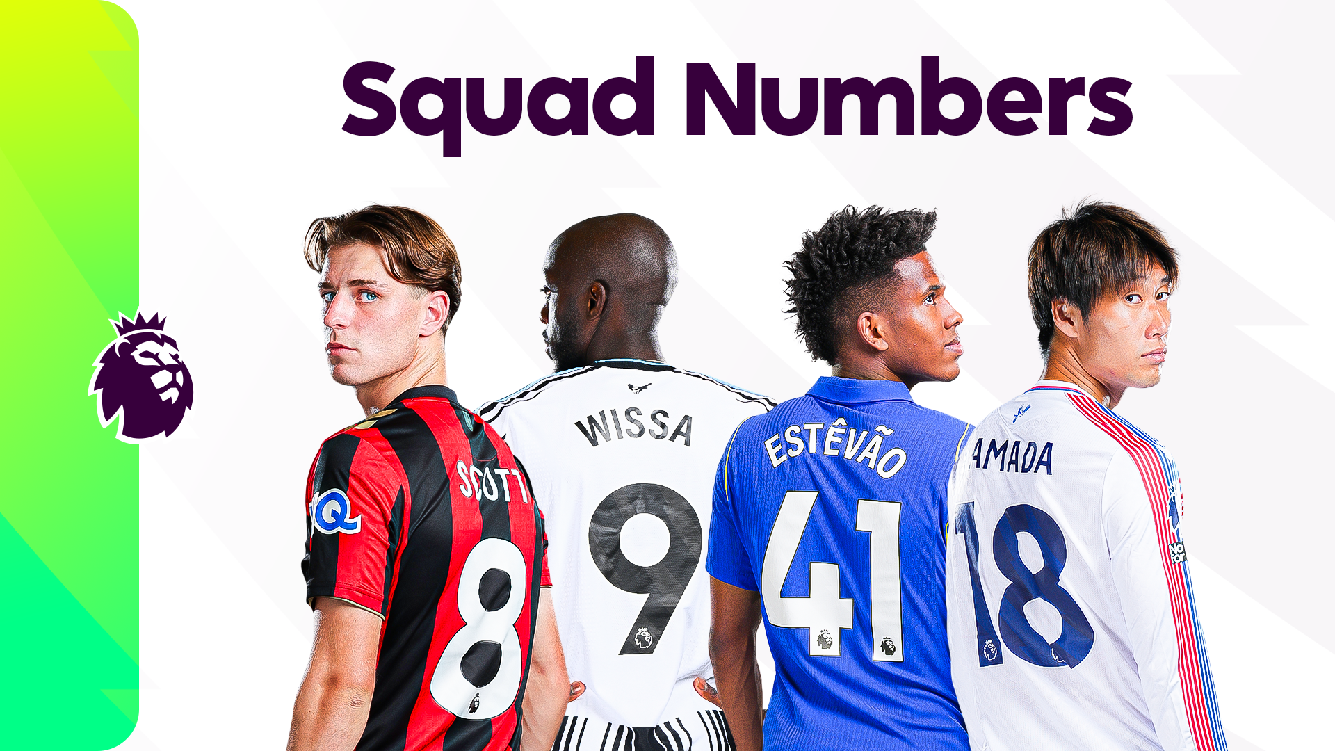 All 20 Premier League clubs' squad numbers for 2026/27 season