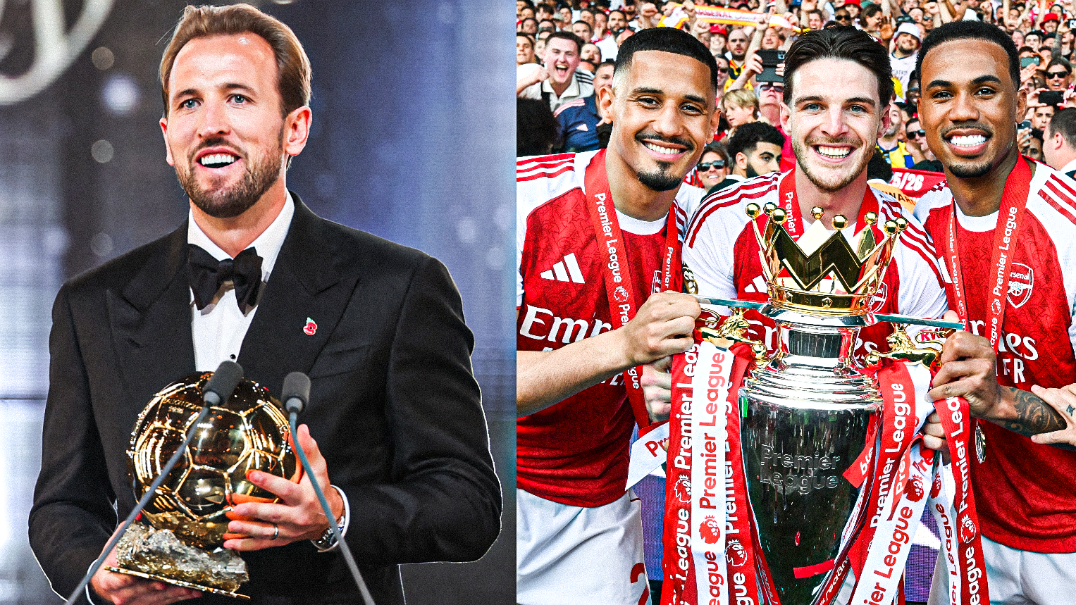 Harry Kane wins Ballon d'Or as Premier League stars learn rankings